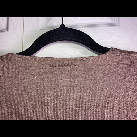 LOFT--EUC LIGHTWEIGHT KNIT HEATHER TOP - Picture 5 of 7